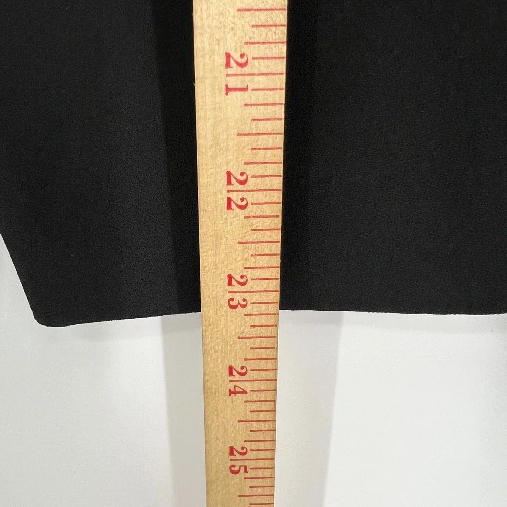 J. Crew‎ 365 Collarless Fitted Blazer Jacket Womens Size 8 Black L0192 Career